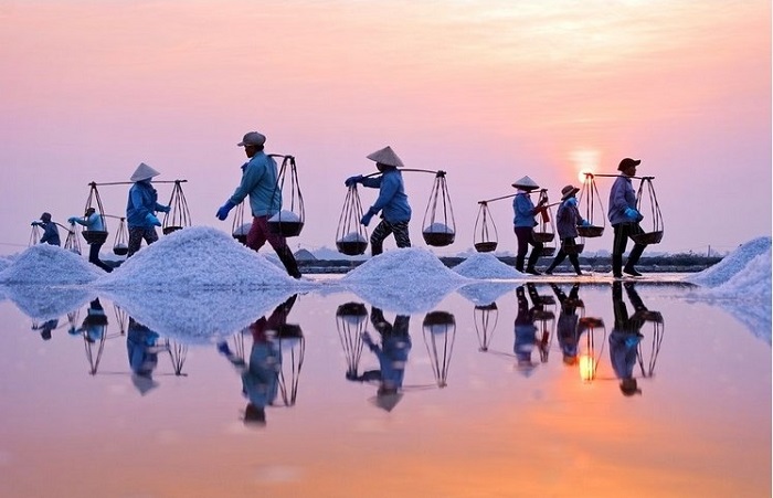 Cánh đồng muối Bạc Liêu